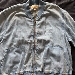 Michael Kors | Denim Bomber Style Jacket | Wmn’s Sz XL